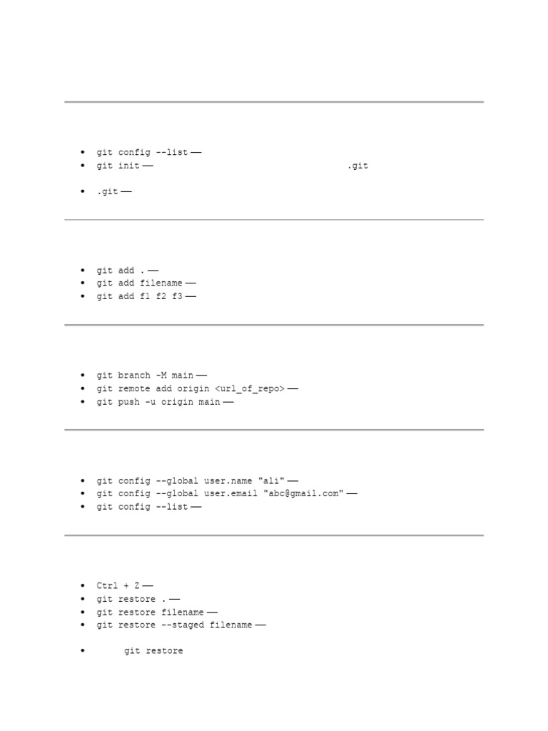 My Git Notes | PDF | Computing | Utility Software