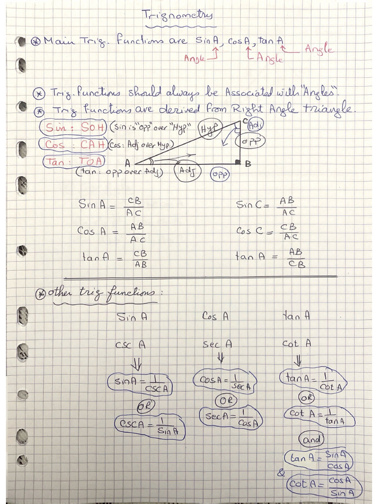 Trigonometric Functions | PDF