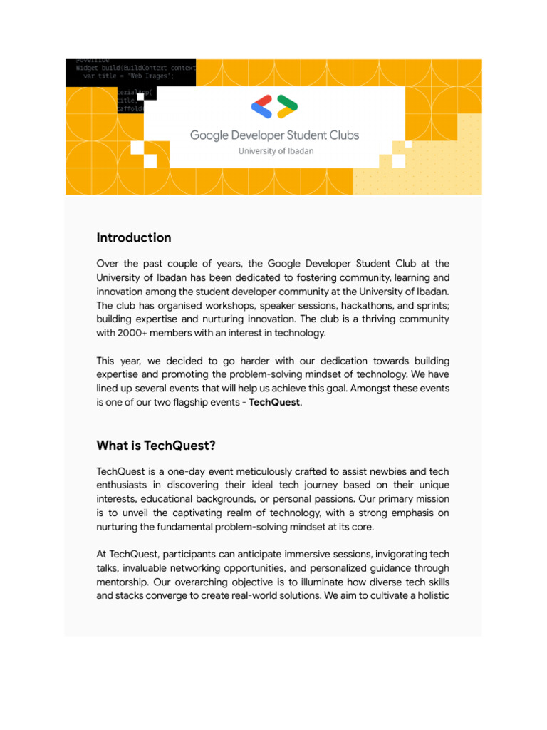 TechQuest 2023: Discover Your Tech Path | PDF | Cognition | Learning