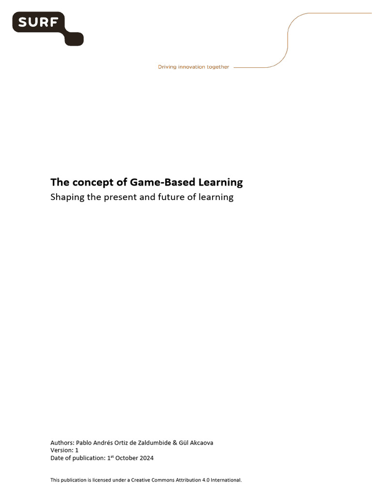 Game-Based Learning: Future of Education | PDF | Learning | Virtual Reality
