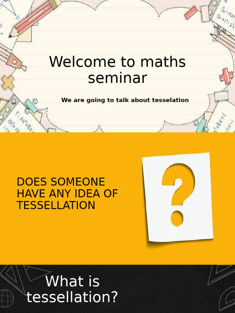 Welcome To Maths Seminar | PDF