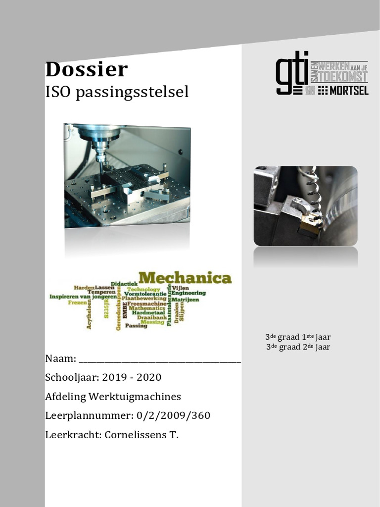 Dossier ISO Passingsstelsel | PDF