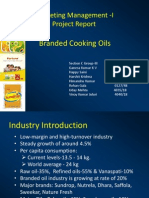 Branded Cooking Oils Consumer Behavior