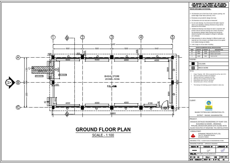 Engineering Store Floor Plan Details | PDF | Civil Engineering ...