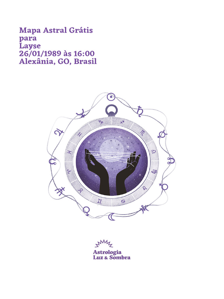 Mapa Astral Grátis de Layse | PDF | Aprendizado | Pensamento