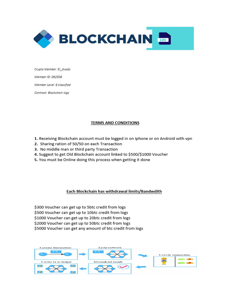 El_dvado Blockchain Transaction Guide | PDF