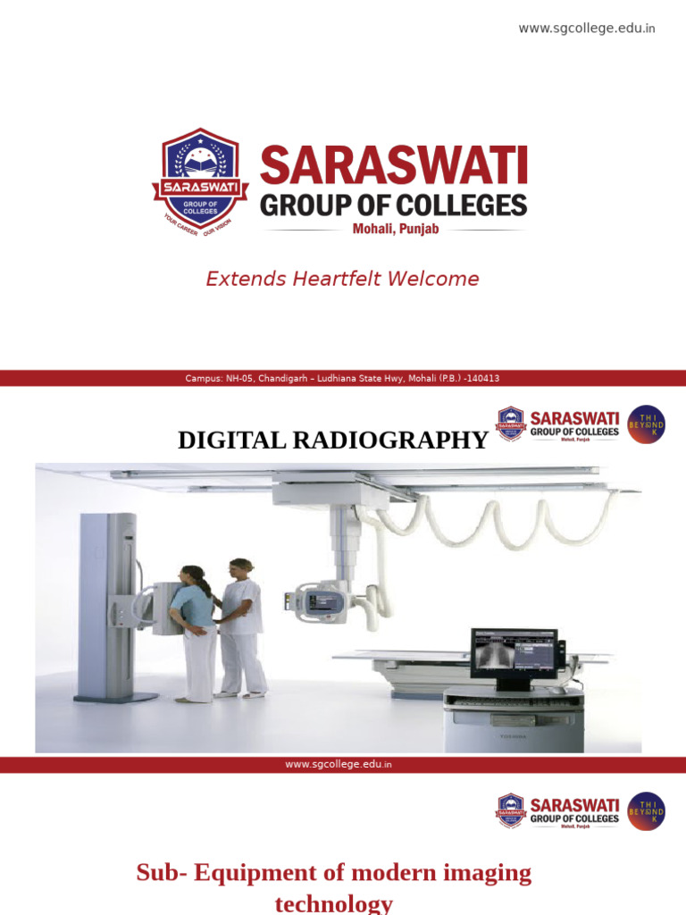 Digital Radiography: Principles & Systems | PDF | Radiography ...