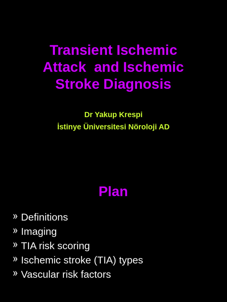 Neurology - Transient Ischemic Attack and Ischemic Stroke Diagnosis ...