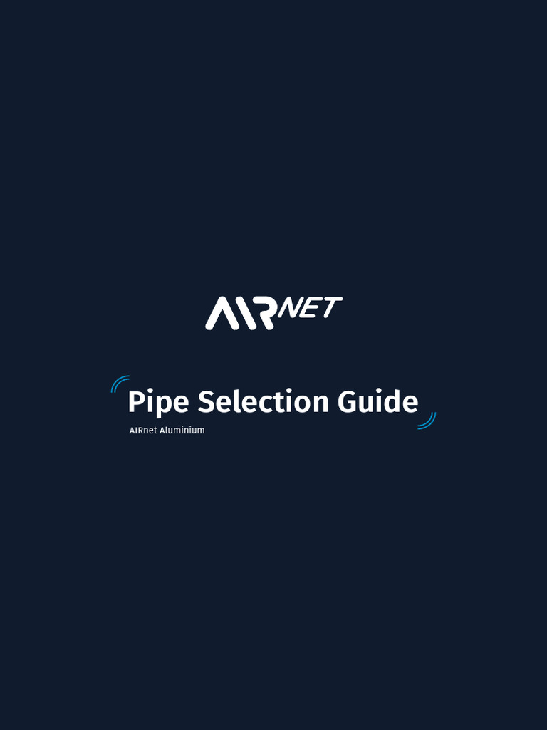 AIRnet Alu Pipe Selection Guide en LR | PDF