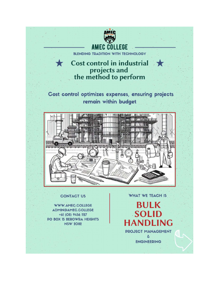 Effective Cost Control in Industrial Projects | PDF | Cost Accounting ...