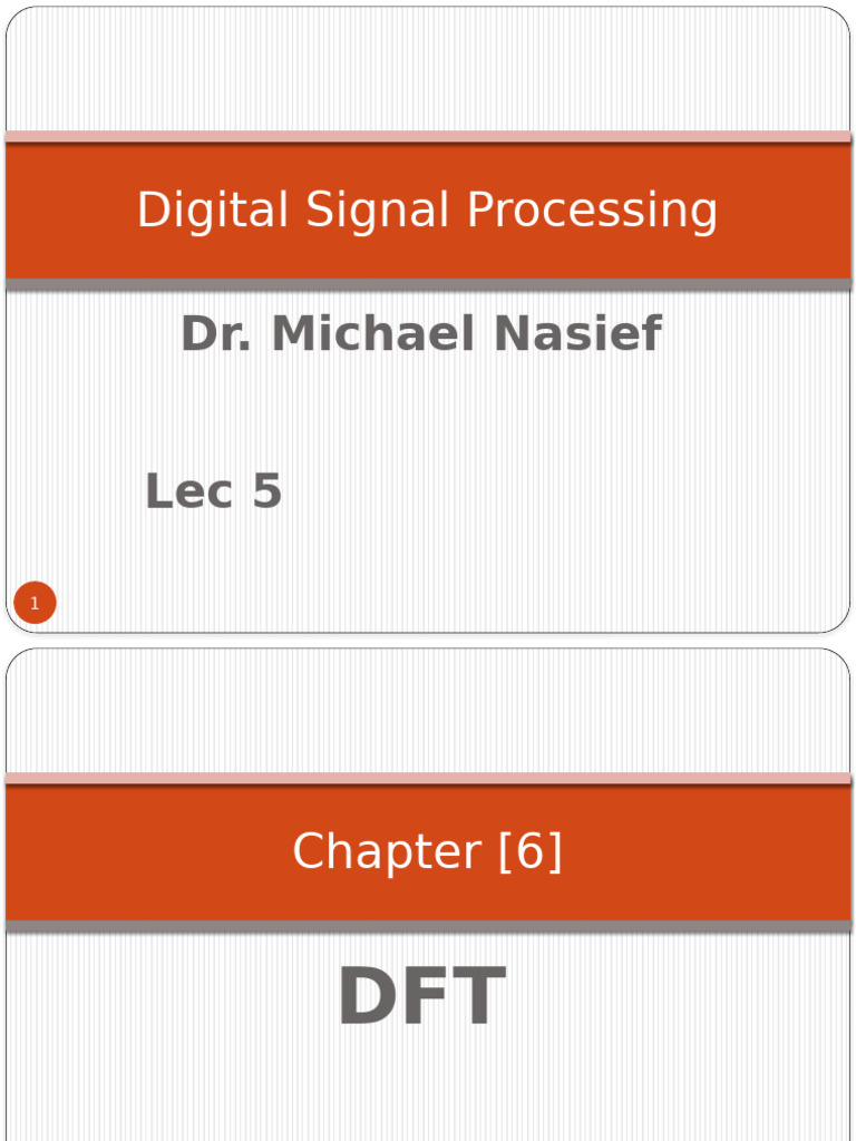 Discrete Fourier Transform Overview | PDF