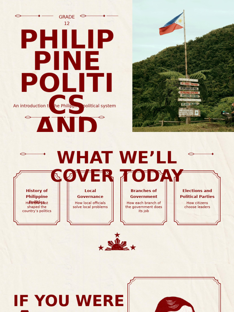 Philippine Politics and Governance Overview | PDF | President Of The ...
