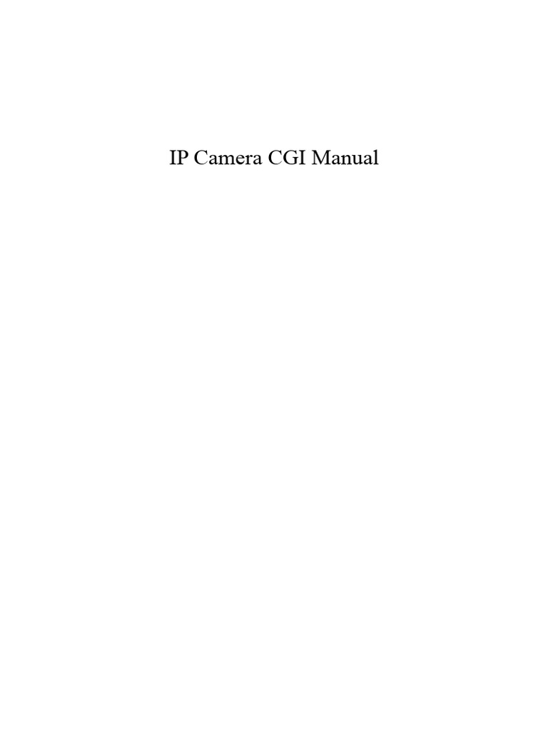 Tenvis IP Camera CGI Guide | PDF | File Transfer Protocol | Internet ...