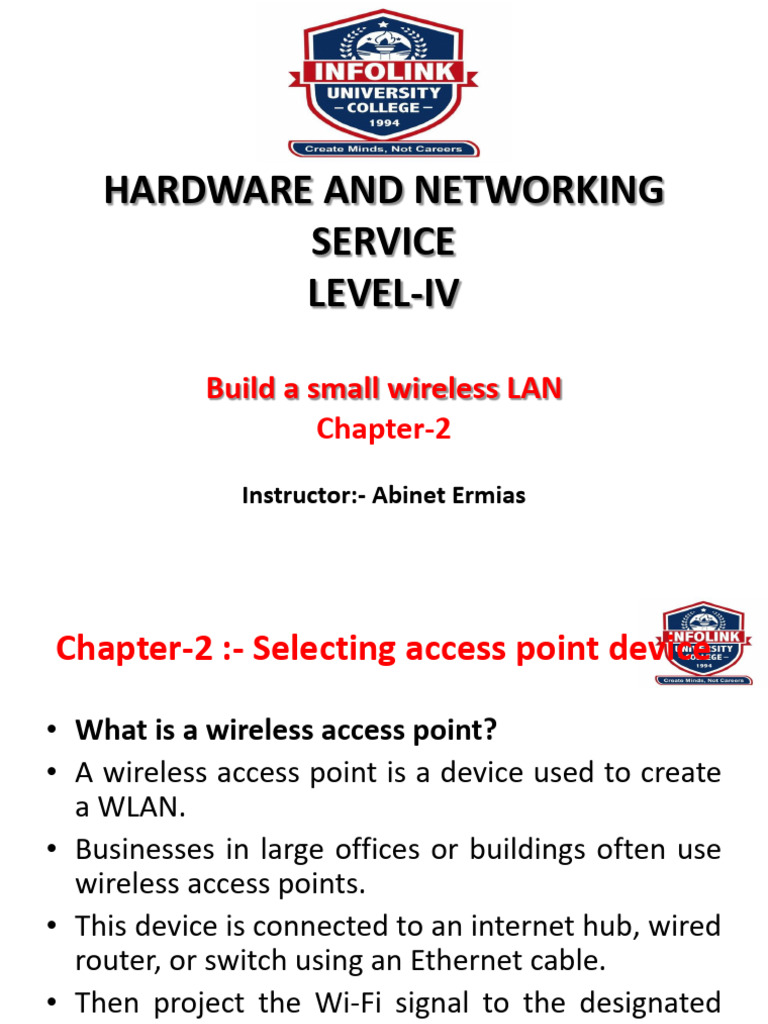Wireless LAN Access Point Guide | PDF | Wireless Access Point ...