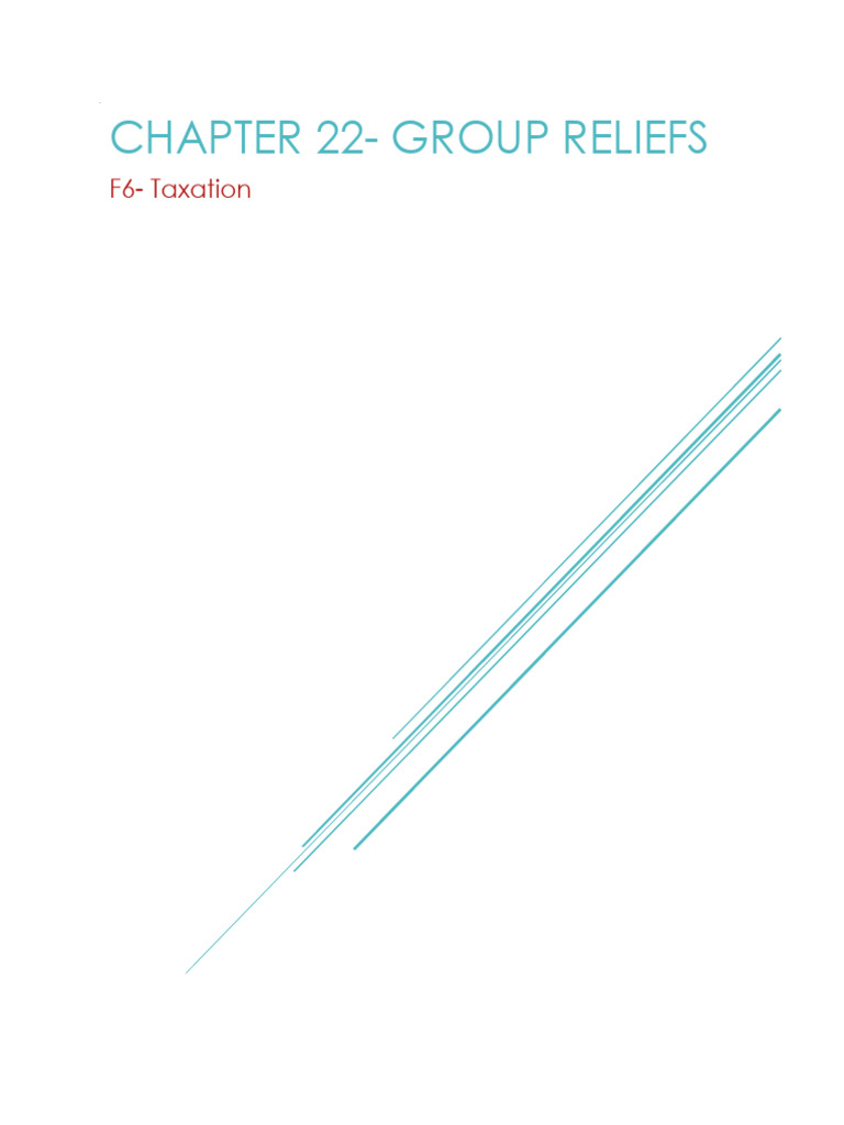 Group Relief Taxation Explained | PDF | Capital Gain | Taxes