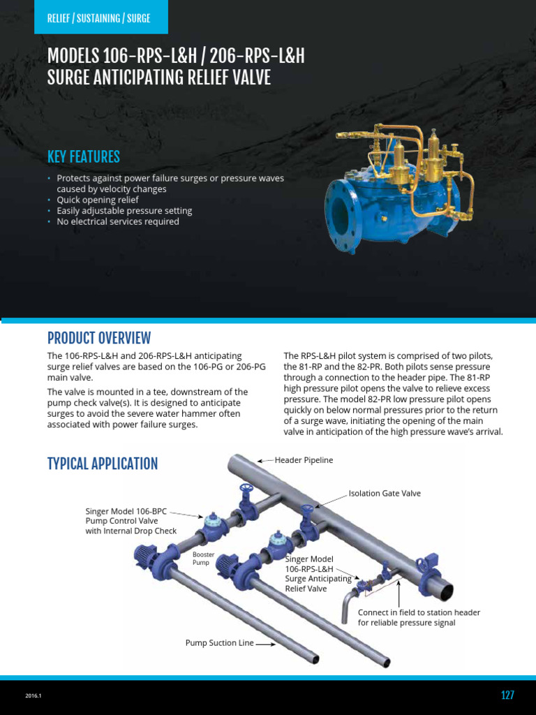 106 206 RPS LH Product Pages | PDF | Valve | Pump