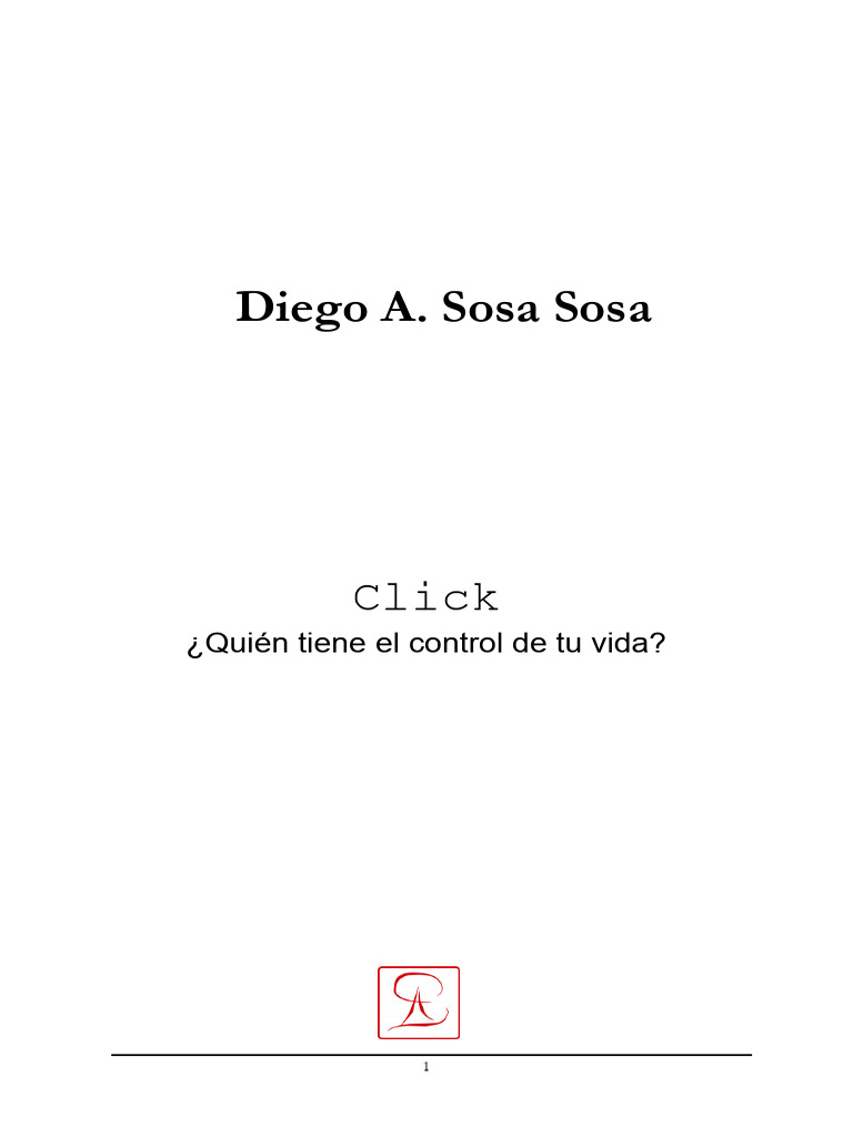 Click ¿Quien Tiene El Control de Tu Vida | PDF | Aprendizaje | Ignorancia