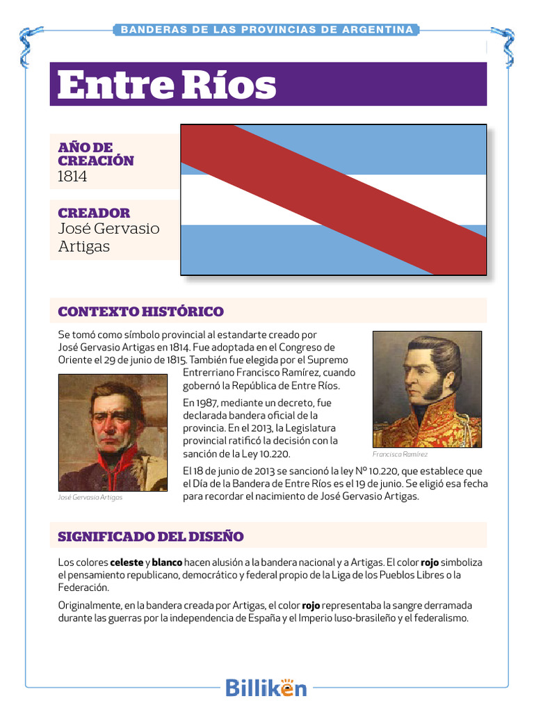 Infografias de Banderas ARGENTINA 2 ENTRE RIOS | PDF