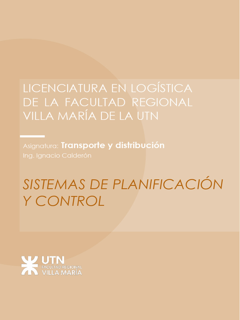 Planificación en Logística y Transporte | PDF | Planificación | Logística