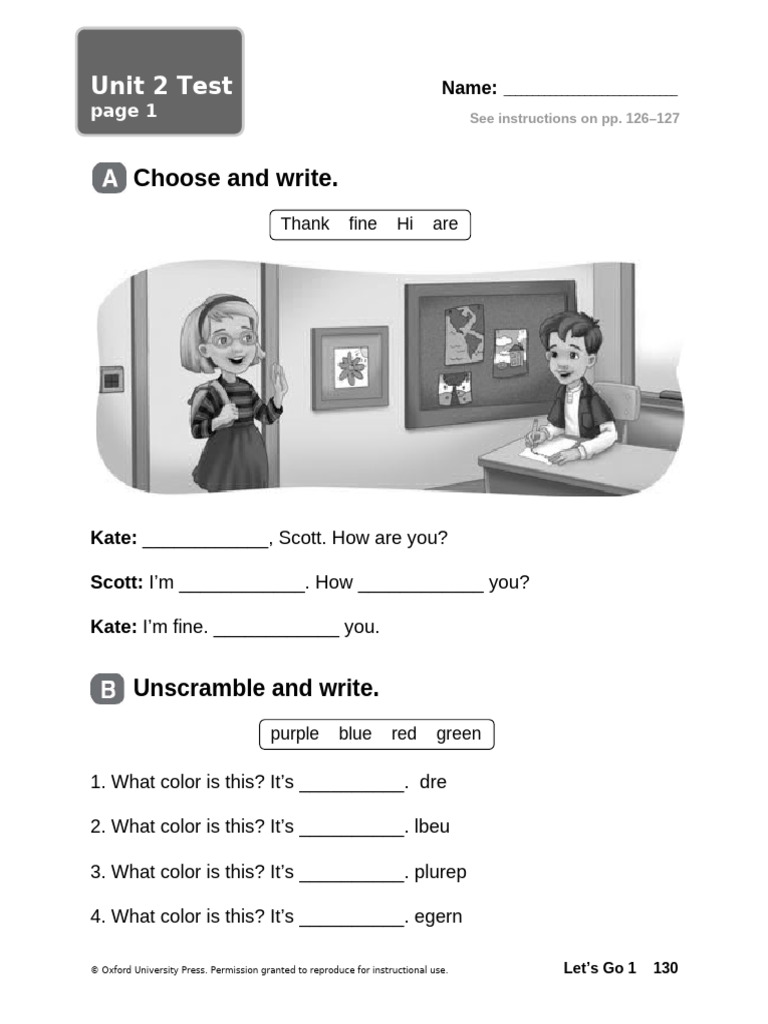 Unit 2 Test Overview | PDF