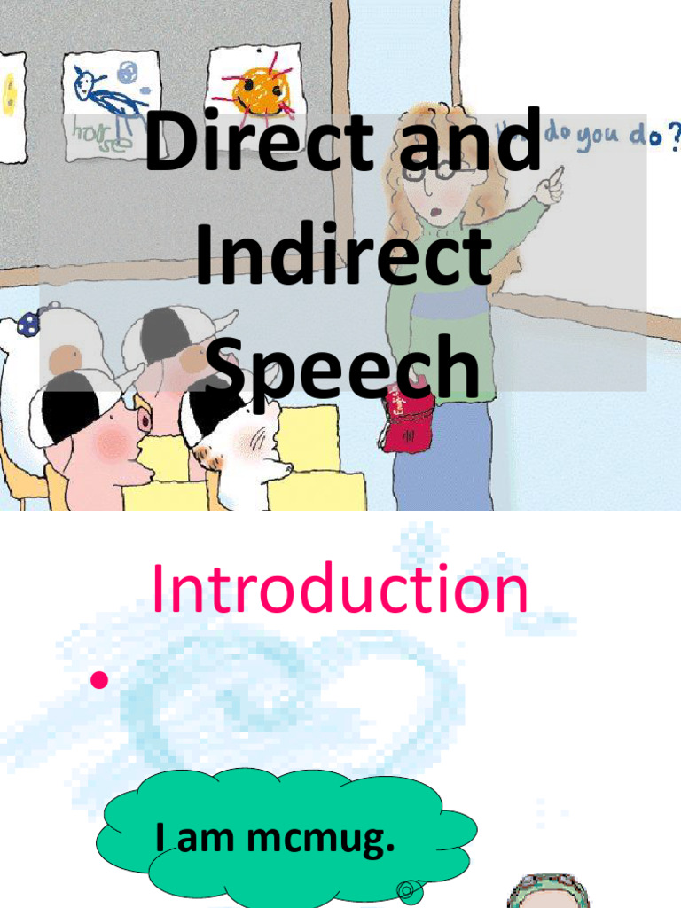 Direct vs Indirect Speech Guide | PDF | Grammatical Tense | Grammar