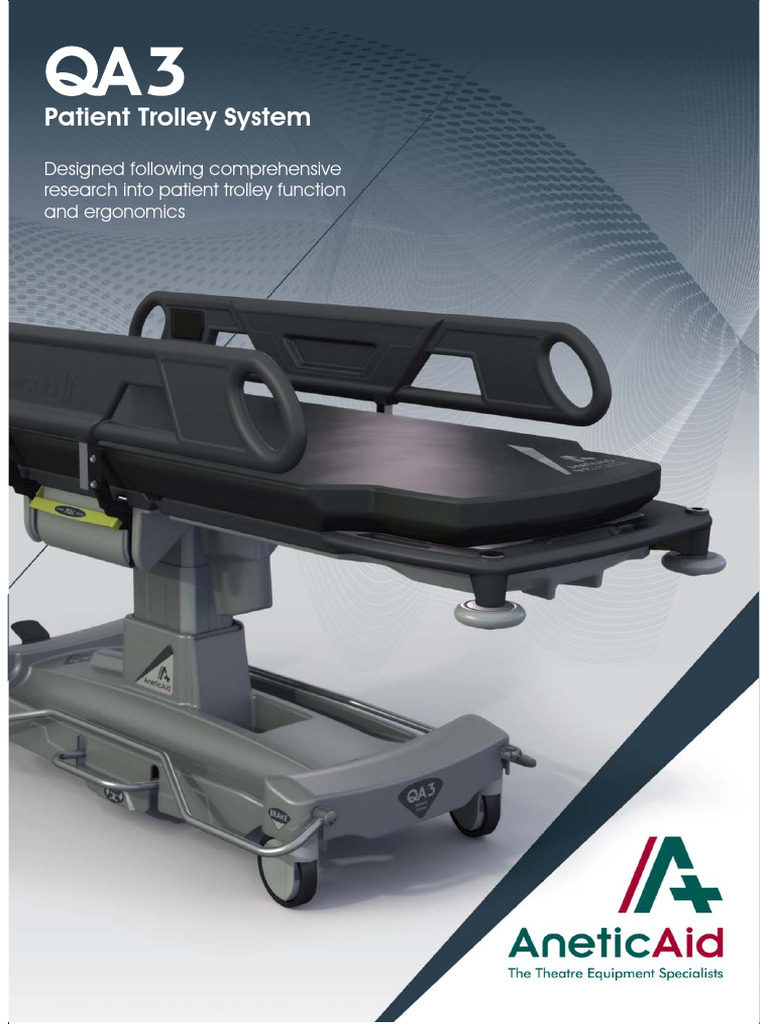 QA3 Variable Height Patient Trolley | PDF | Elevator | Mattress