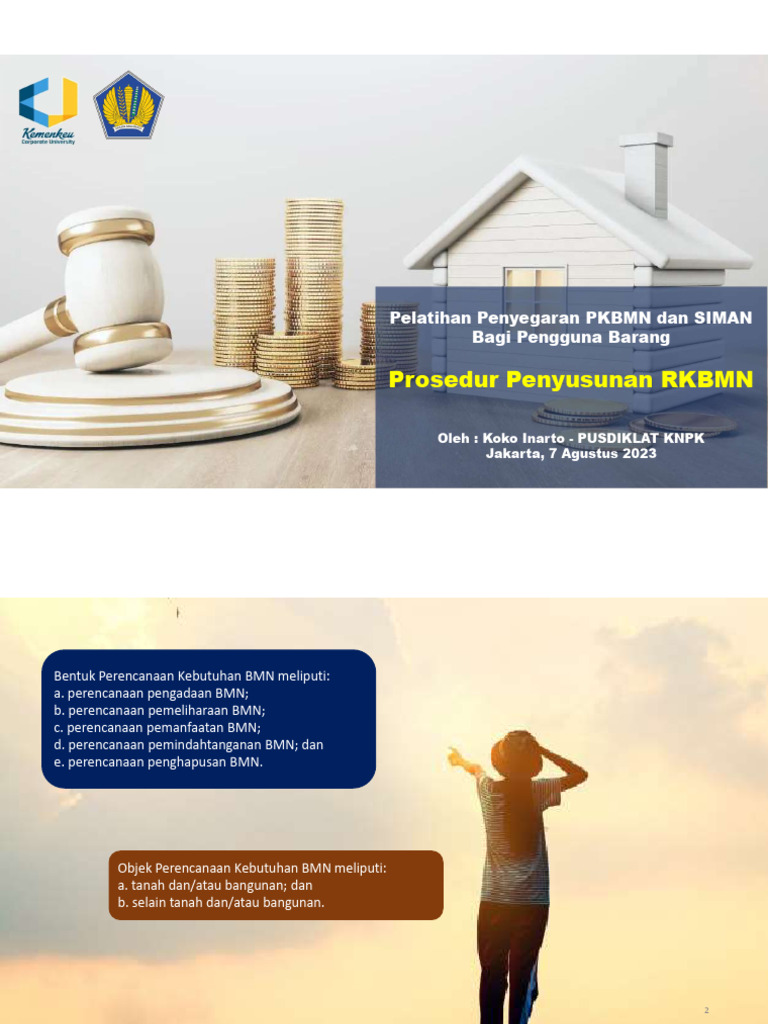 Penyusunan RKBMN untuk Pemanfaatan BMN | PDF