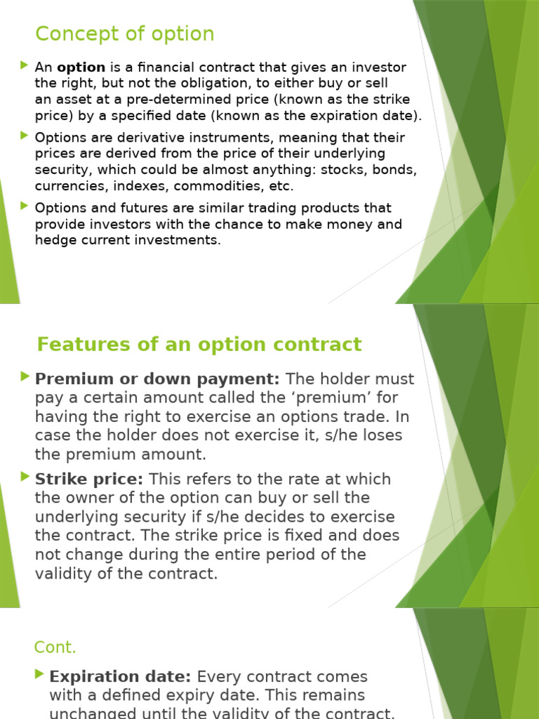 Understanding Options: Types and Pricing | PDF | Option (Finance) | Put ...