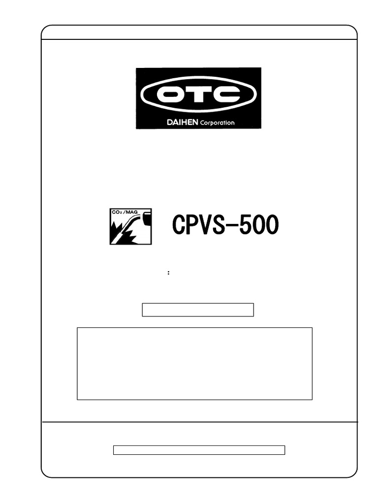 CPVS-500 Owner's Manual for Welding Safety | PDF | Welding | Construction
