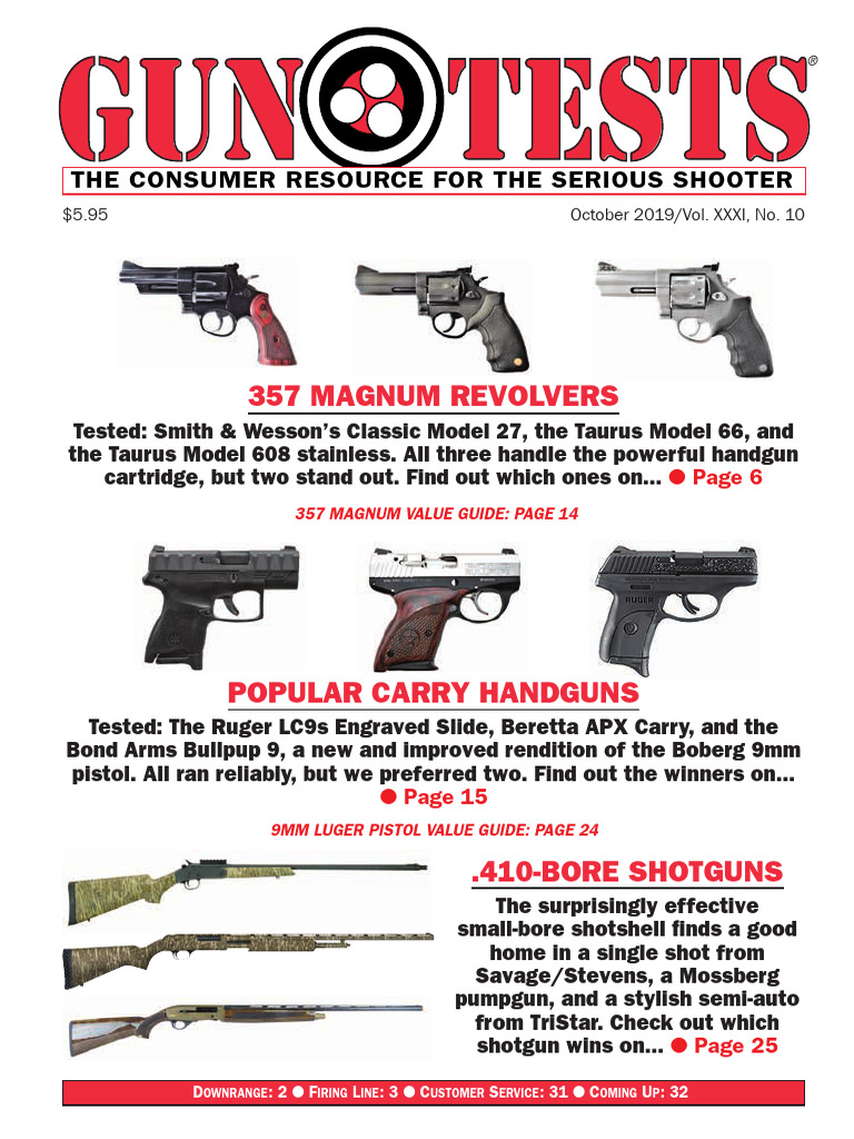 Comprehensive Gun Tests Review | PDF | Revolver | Trigger (Firearms)