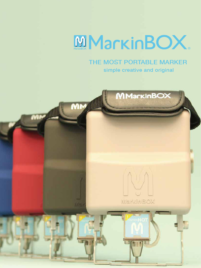 MarkinBOX MB3315S Portable Marker | PDF | Comma Separated Values | Barcode