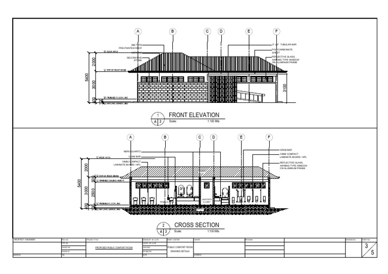 Front Elevation Design for Comfort Room | PDF | Glass Applications ...
