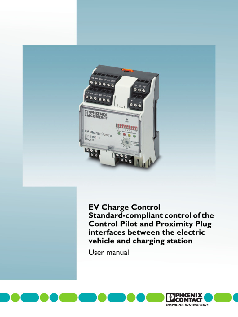 EV Charge Control User Manual | PDF | Alternating Current | Electrical ...