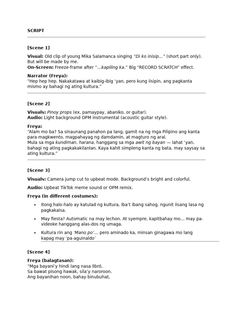Gramfil Indiv Script | PDF