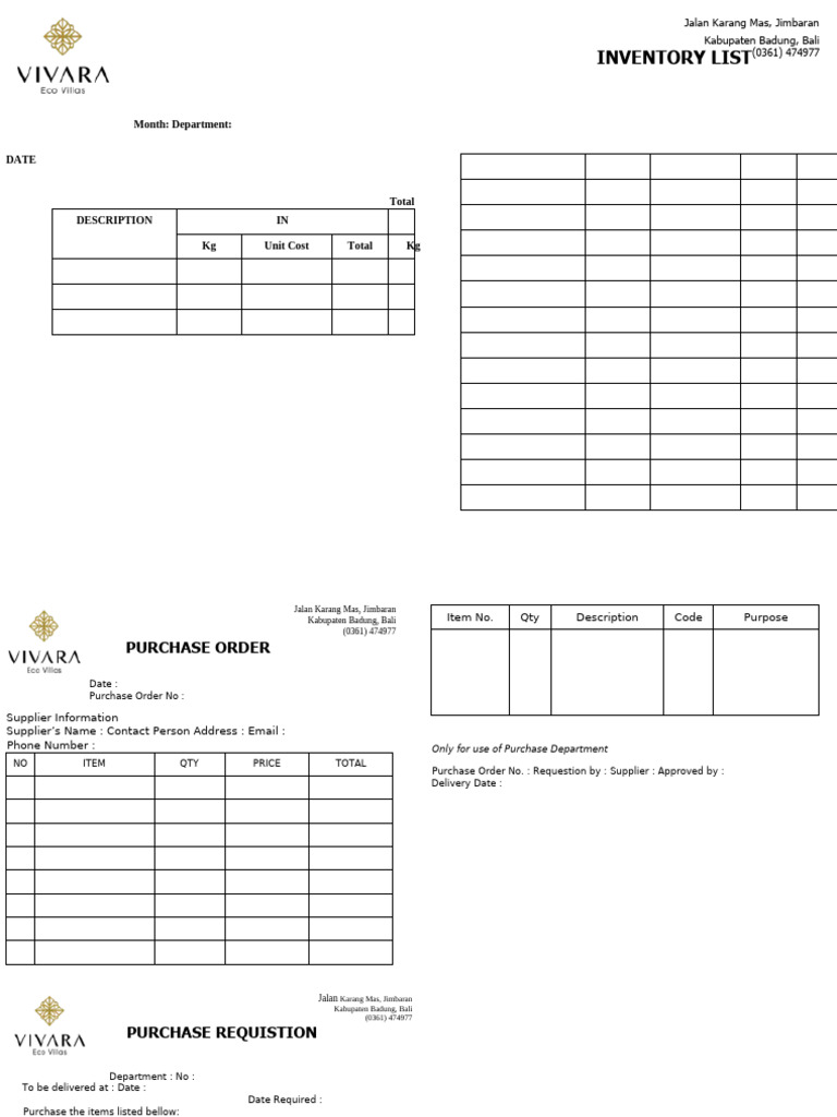 Finance Form | PDF | Business Economics | Supply Chain Management