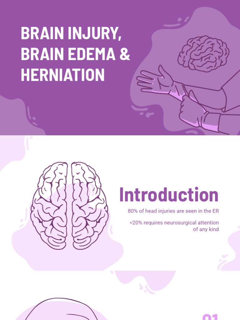 Brain Injury, Brain Edema & Herniation | PDF | Neurology | Nervous System