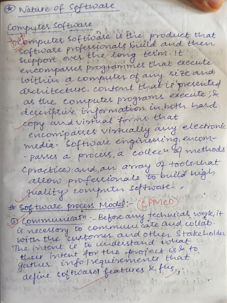 SE Hand Written Notes | PDF
