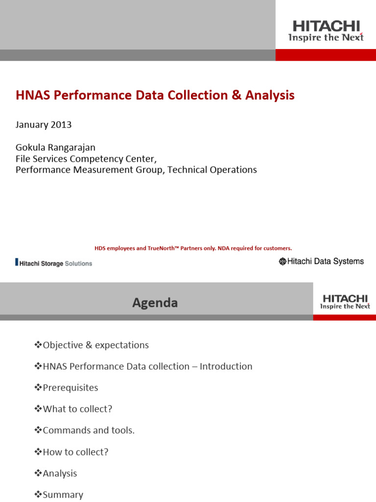 HNAS Performance Data Collection Guide | PDF | Transmission Control ...
