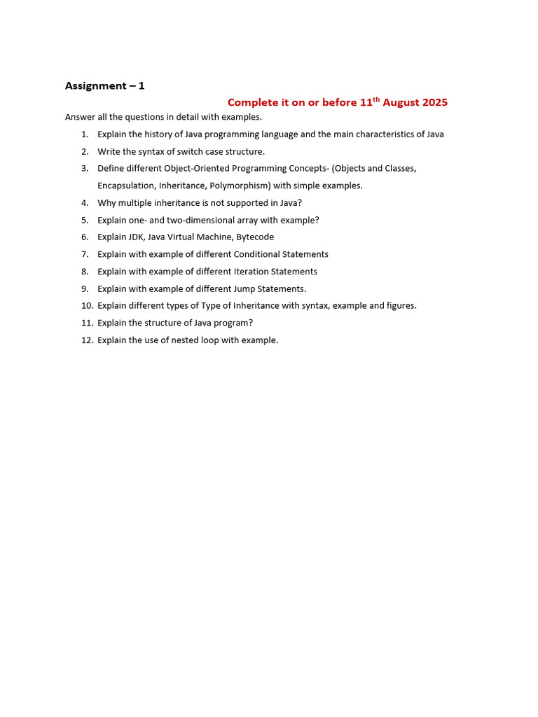 Assignment 1 | PDF