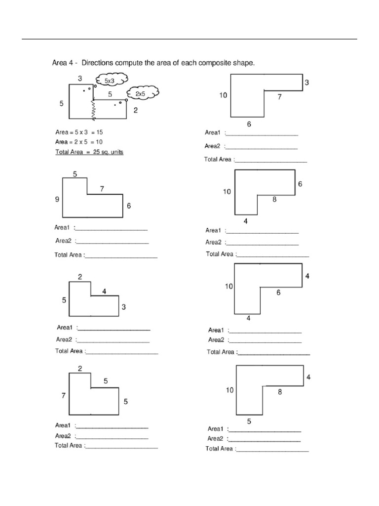 Formative Loop - Area - Area 4 (A) | PDF