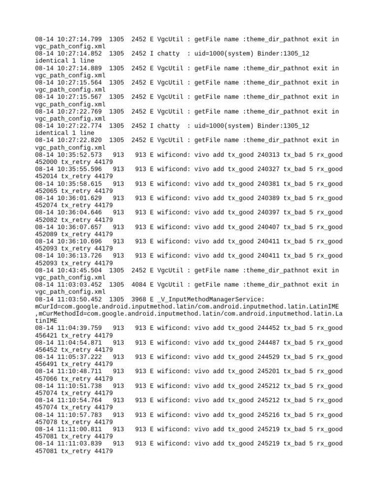 Log | PDF | Software | Operating System Technology