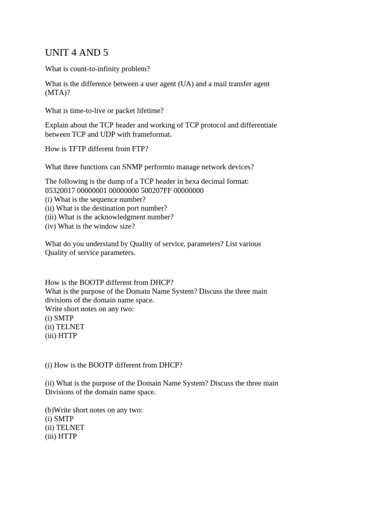 UNIT 4 AND 5 ASSign | PDF