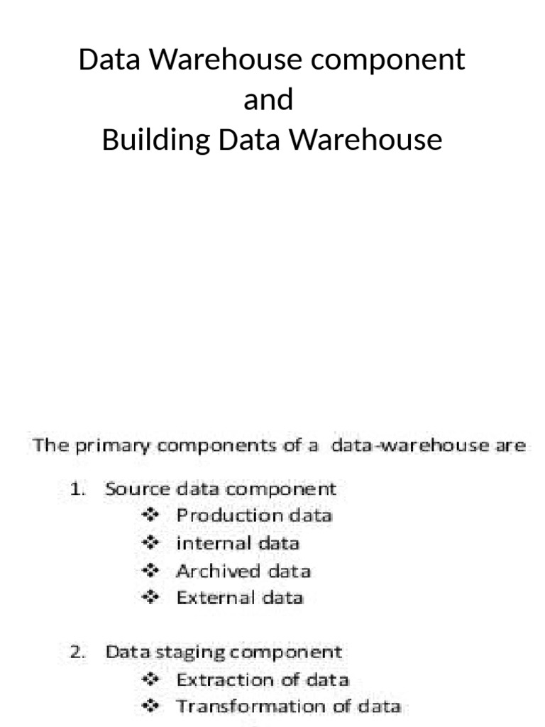 Data Warehouse and Multiprocessor Mapping | PDF | Databases | Data ...