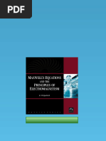 Maxwell's Equations and The Principles of Electromagnetism