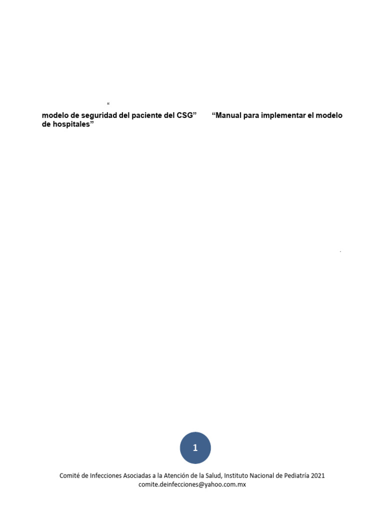 Vigilancia y Control de Infecciones Hospitalarias | PDF | Hospital ...