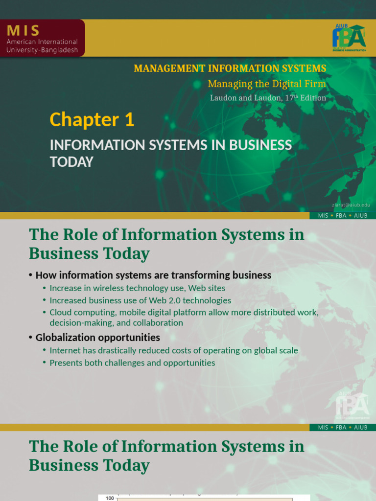 Information Systems in Modern Business | PDF | System | Information System