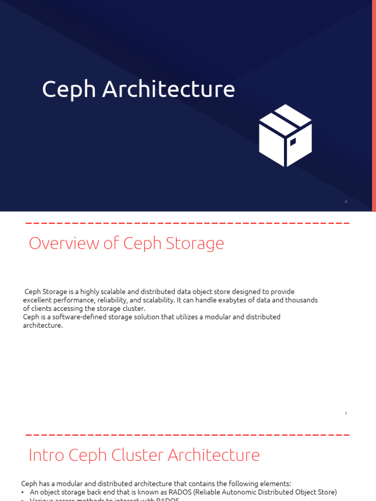 Ceph Storage Architecture Overview | PDF | Software Engineering ...