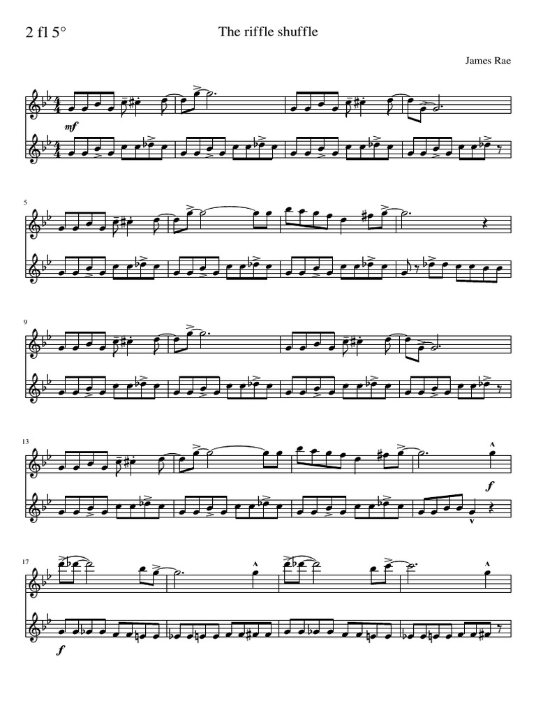 2 FL 5° The - Riffle - Shuffle | PDF