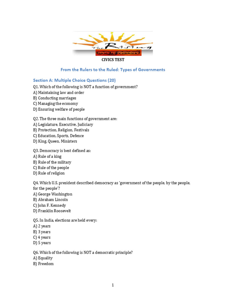 From The Rulers and Ruled | PDF | Democracy | Political Ideologies