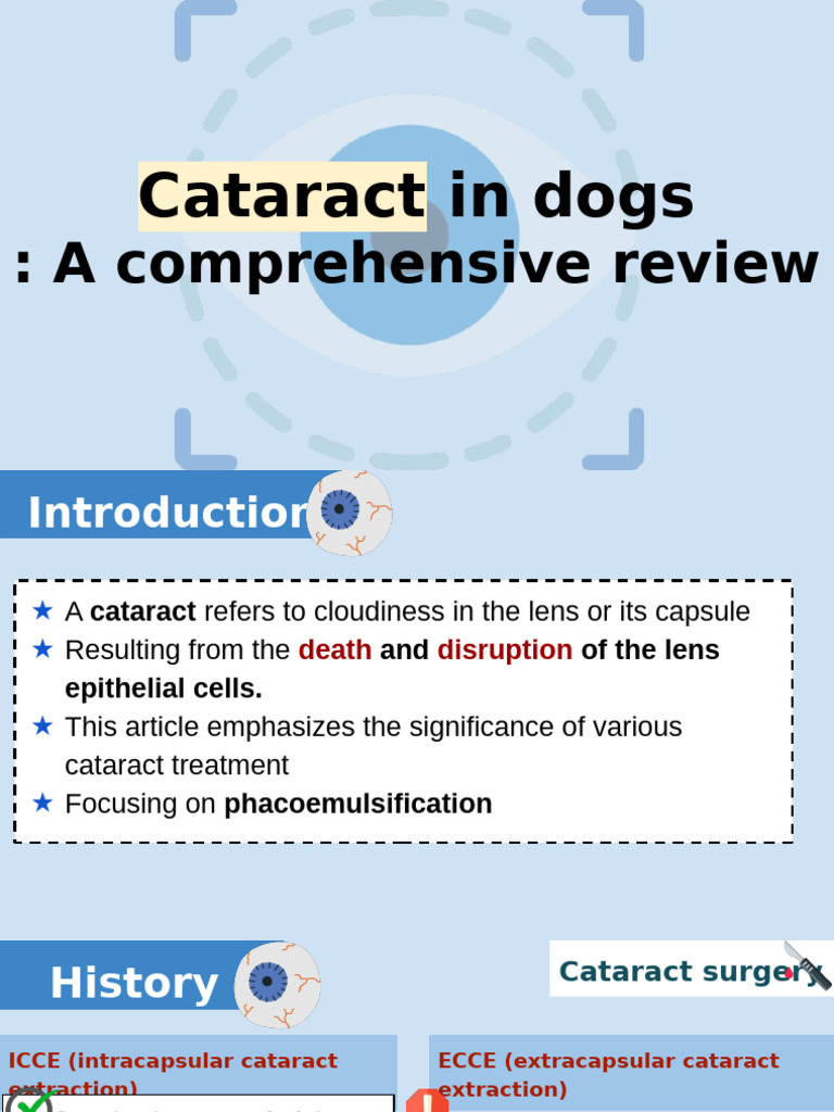 ICCE and Cataract Surgery in Dogs | PDF | Cataract | Human Eye